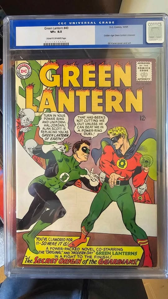 Green Lantern #40 (1965) – CGC 8.5 – First Appearance of Krona!