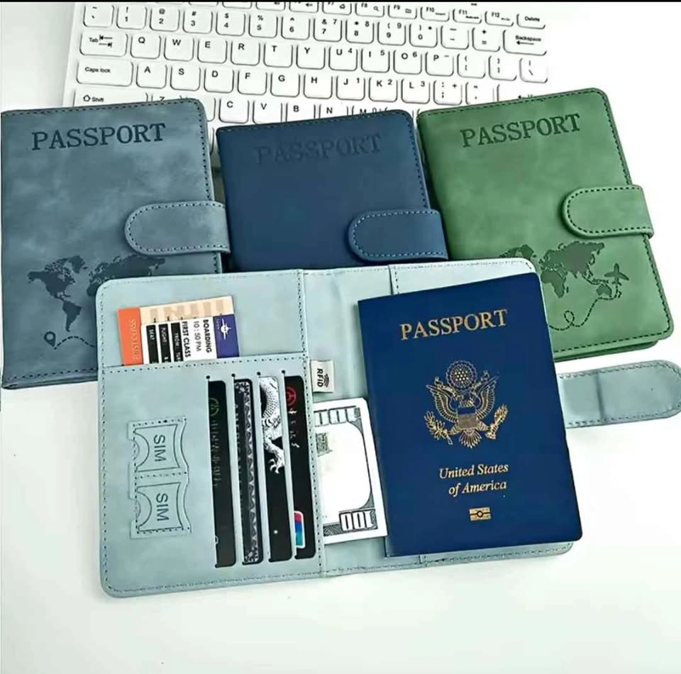 RFID Blocking Passport Holder Travel Wallet Cover Case