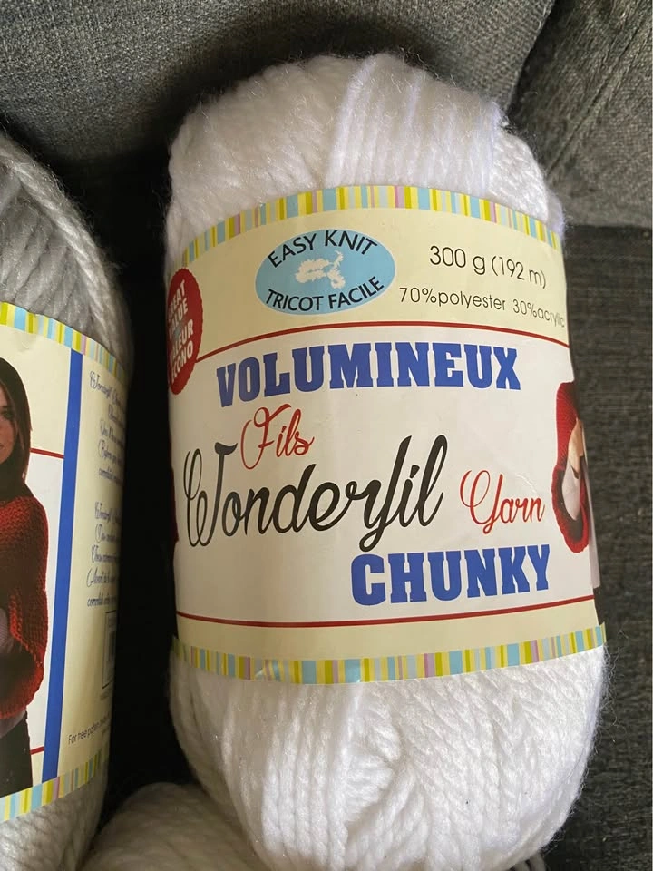 Huge Chunky Yarn Lot – Easy Knit "Wonderfil" – 10 Skeins - photo 2