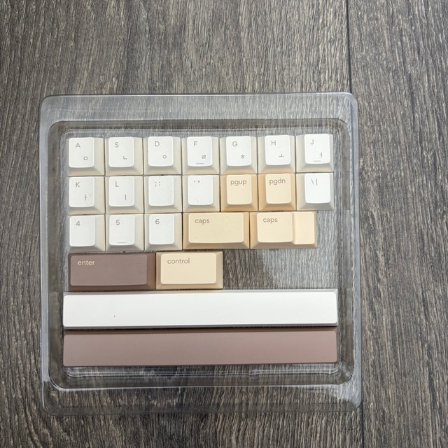 Osume Dalgona Hangul (English & Korean) Keycaps - photo 3