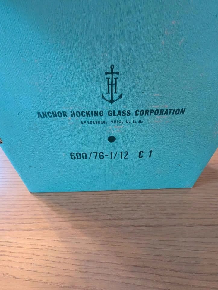 Vintage Anchor Hocking Serva-Snack Set 8-Piece Glass - photo 4