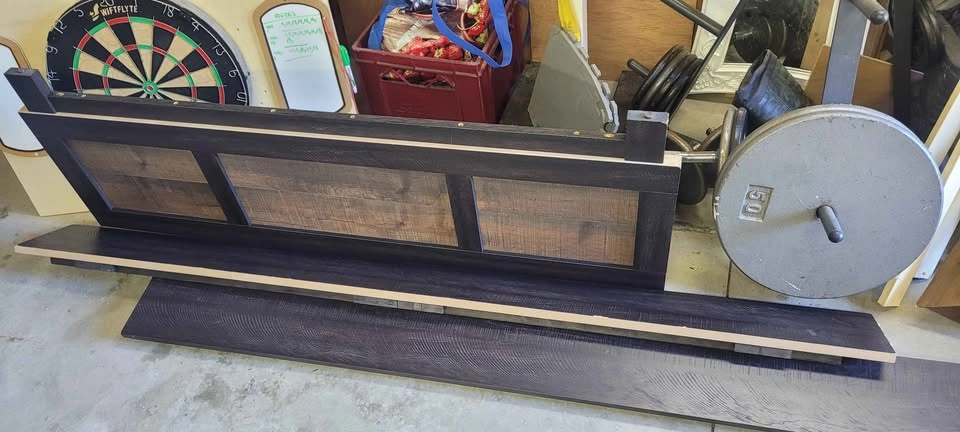 Double bed frame with headboard and footboard - photo 2