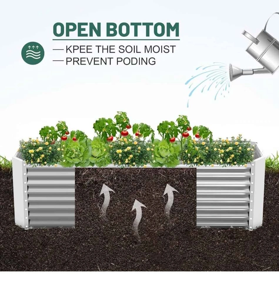 8×4×2 ft Galvanized Raised Garden Bed Kit - photo 5