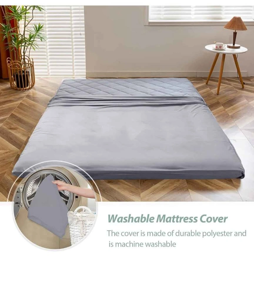 Japanese Floor Futon Mattress Queen Size, Diamond Pattern - photo 4