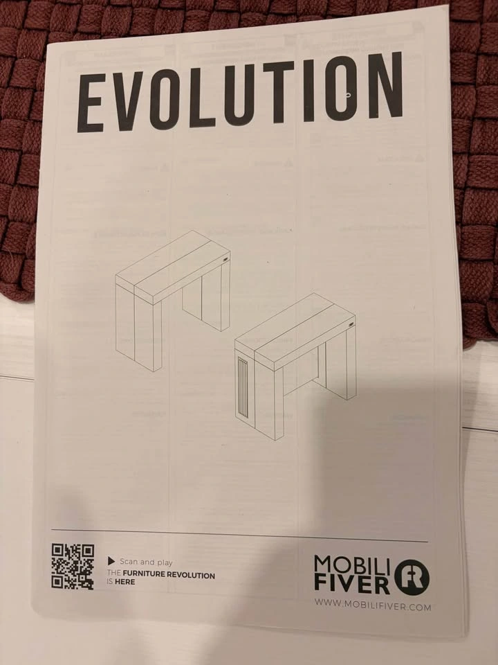 Mobili Fiver Console Table NEW IN BOX BUT NO LEAVES - photo 3