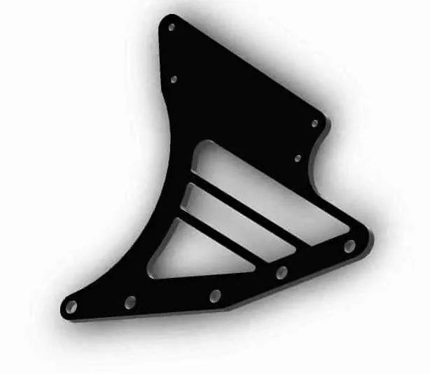 Huck bike Adjustable peg mounts