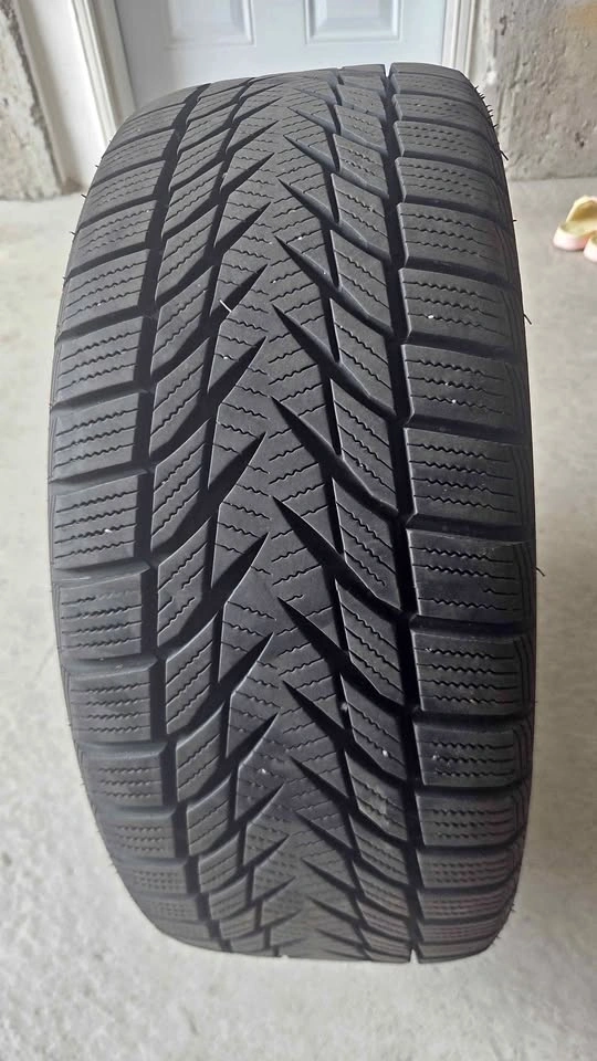4 SNOW TIRES with Black rim