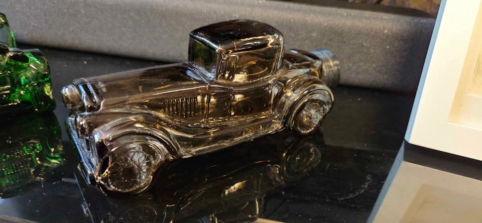 Vintage Glass & Ceramic Car Figurines - Green, Yellow, Red, Brow - photo 4