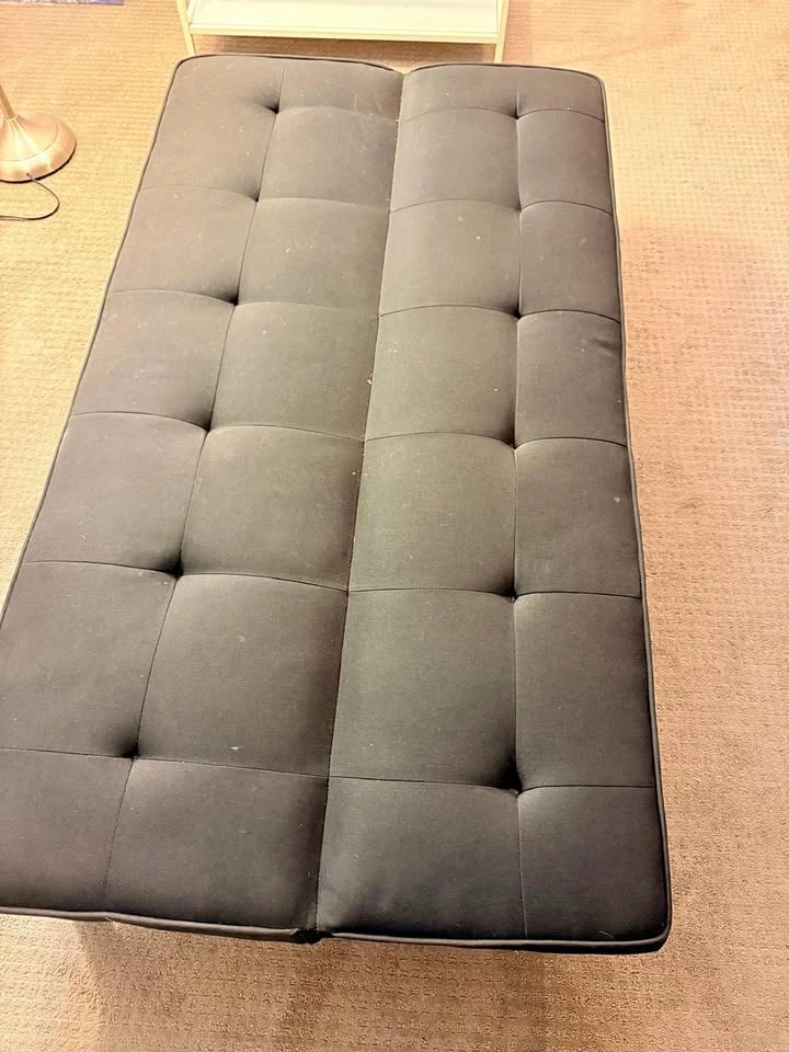 Convertible Futon Sofa Bed with USB Charging Port