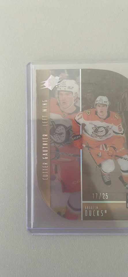 Cutter Gauthier /25 SpX Holo View 2025-26 Gold Parallel - photo 3