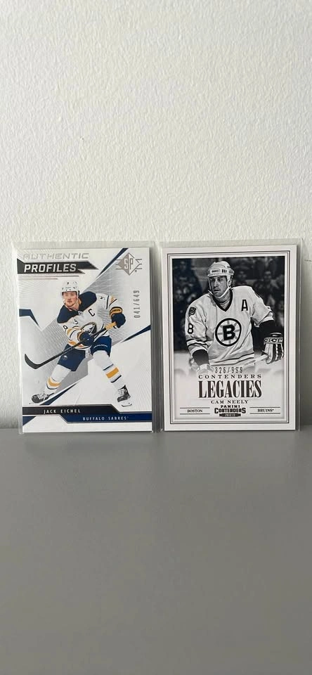 Jack Eichel / Cam Neely Numbered Cards