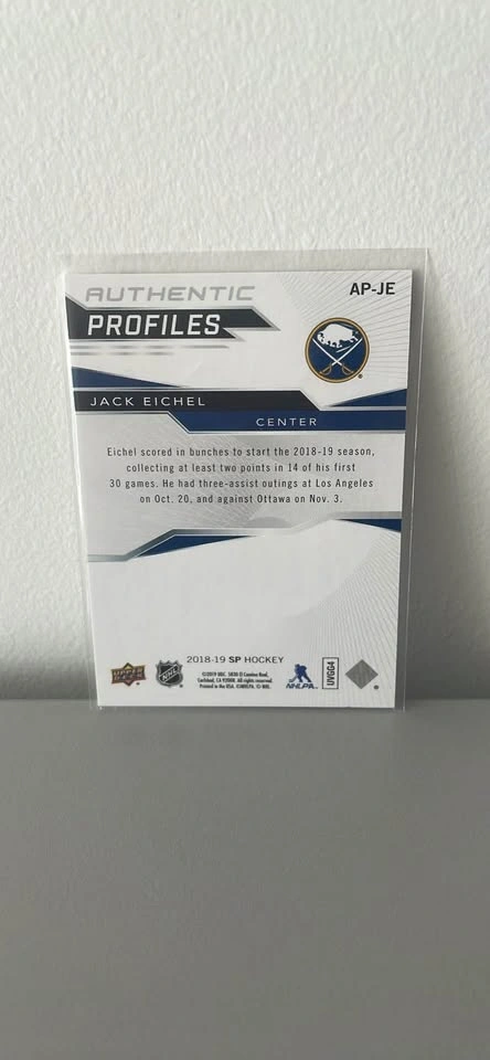 Jack Eichel / Cam Neely Numbered Cards - photo 2