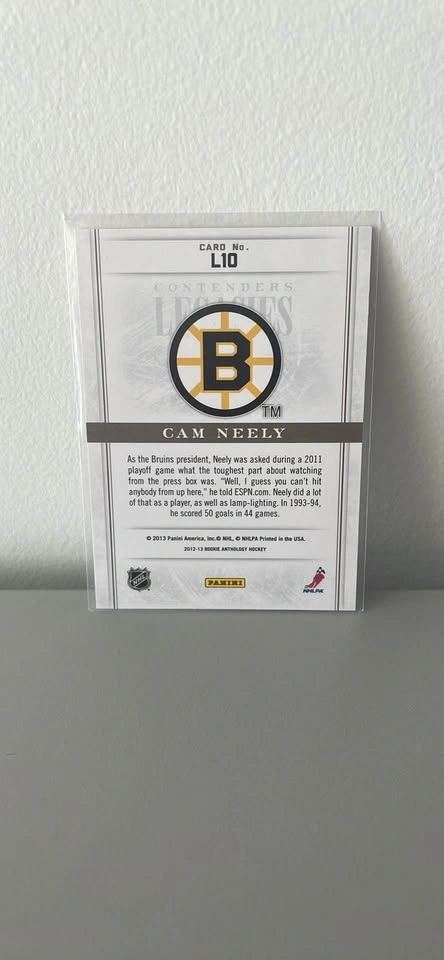 Jack Eichel / Cam Neely Numbered Cards - photo 3