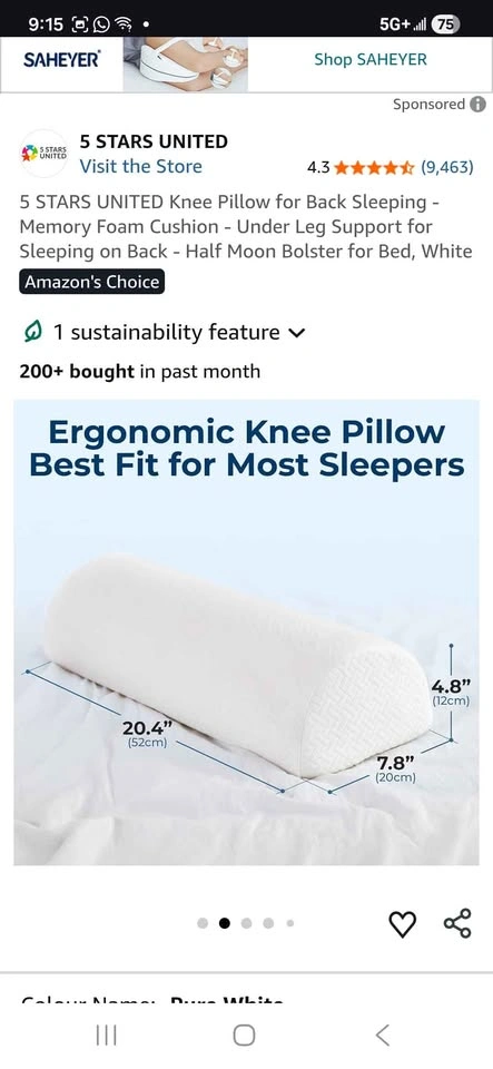 Knee/Leg pillow - photo 5