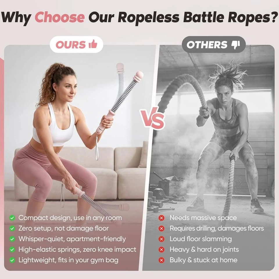 Brand New Weighted Ropeless Battle Ropes (Pink) - photo 4