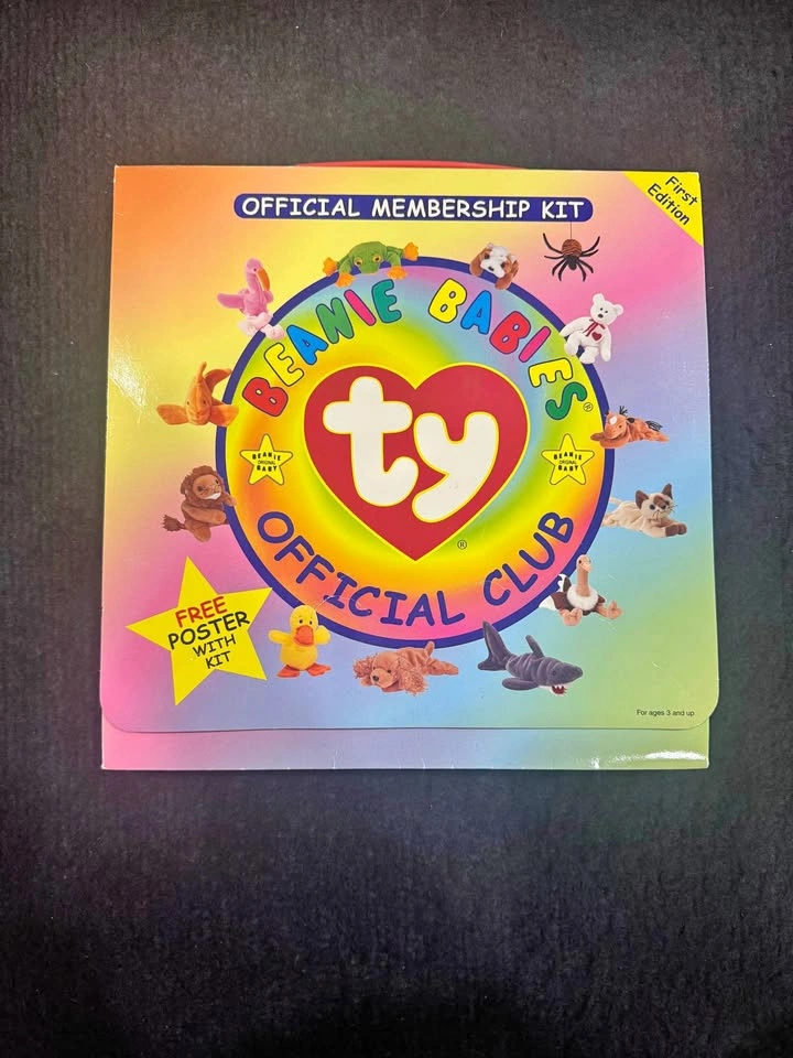 Ty Beanie Babies Official Club Membership Kit w/ Cards