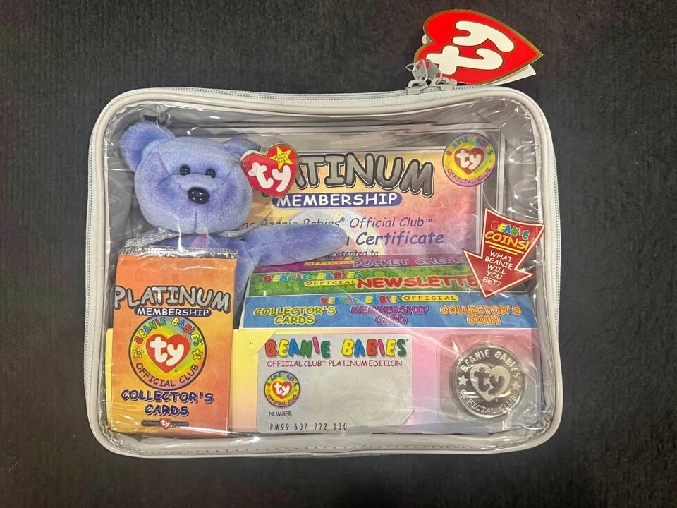Ty Beanie Babies Platinum Membership Kit SEALED Full Set