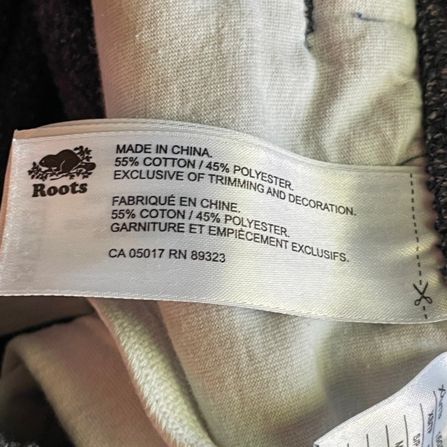 Roots Blue Salt and Pepper Sweat Pants with pockets-Small - photo 5
