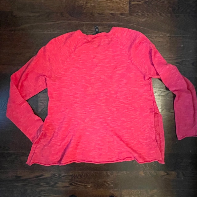 Eileen Fisher Linen/Cotton Coral Knit Sweater Tunic-XS - photo 3