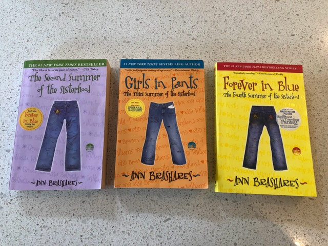 3 books - Sisterhood of the Travelling Pants by Ann Brashares