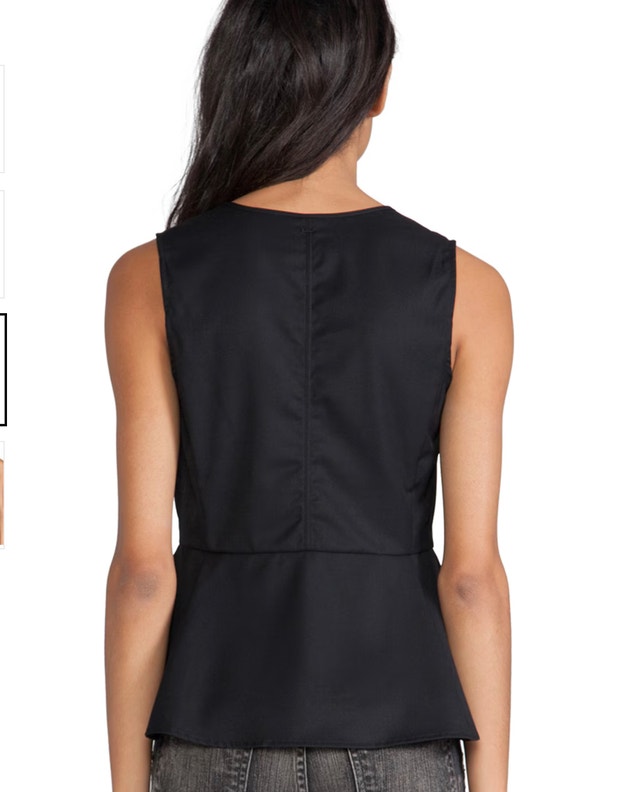 Fabulous G-Star Raw Marlene Black Peplum Top-Size Medium - photo 2