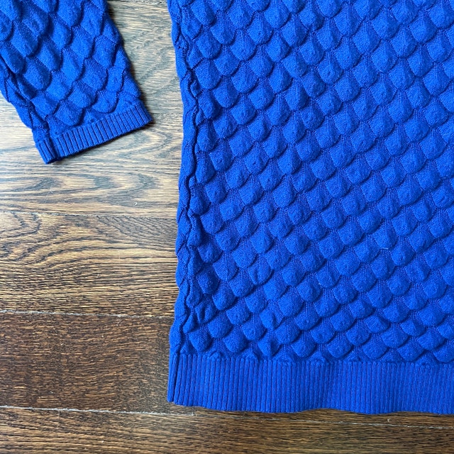 Ted Baker Yayoi Royal Blue Cotton/Cashmere Knit -Size 2/4 - photo 3