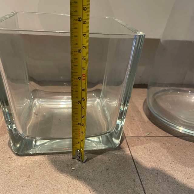3 Large Glass Vases-Dress up your table! Measurements in Listing - photo 5