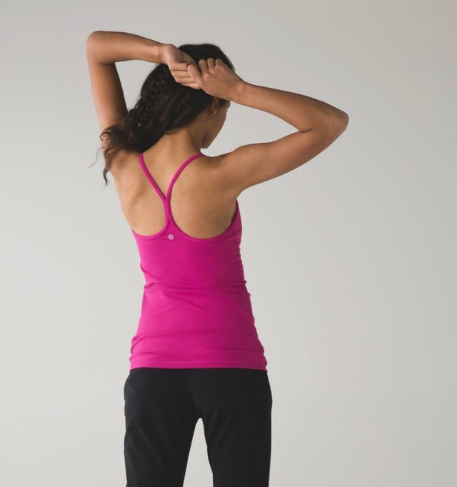 Lululemon Power Y Pink Racerback Tank Top - Size 8 - photo 2