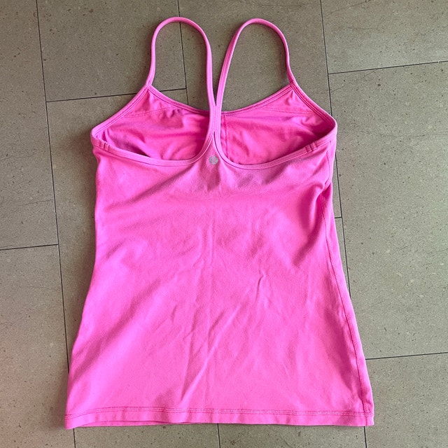 Lululemon Power Y Pink Racerback Tank Top - Size 8 - photo 3