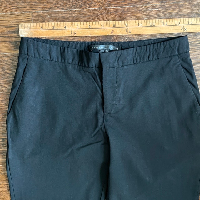 Black Theyskens' Theory Ankle Pants - Size 0 - photo 4