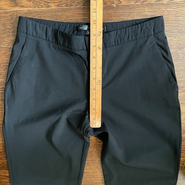 Black Theyskens' Theory Ankle Pants - Size 0 - photo 5