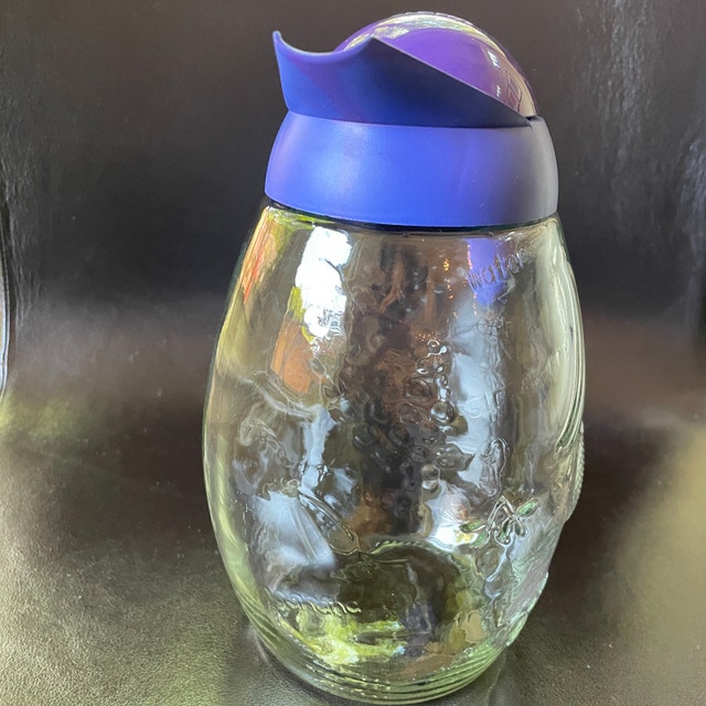 Herevin Glass Water Juice Pitcher Jug - Purple Lid - photo 5
