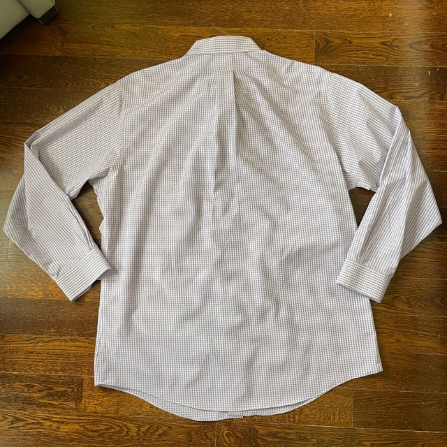 Brooks Brothers Regent Cotton White/Purple Dress Shirt-Sz. 17-34 - photo 5