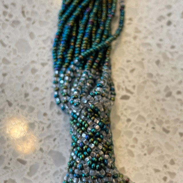 20 strand thick shimmery bead necklace - Gorgeous - photo 4