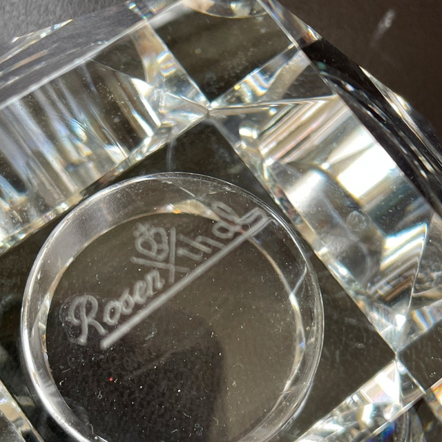 2 Rosenthal Germany Crystal Votive Candle Holder Carlyle Clear - photo 3