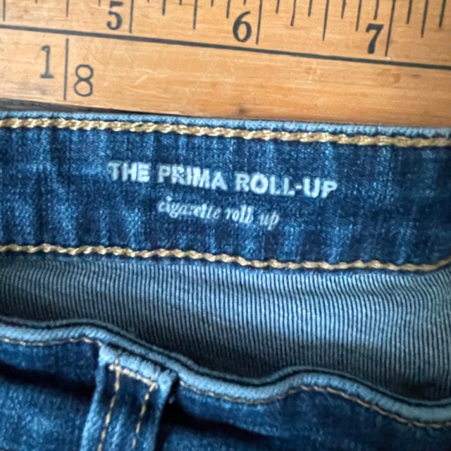 AG Adriano Goldschmied Prima Cigarette Roll Up Ankle Jeans-Sz.31 - photo 3