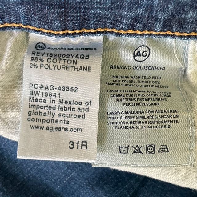 AG Adriano Goldschmied Prima Cigarette Roll Up Ankle Jeans-Sz.31 - photo 5