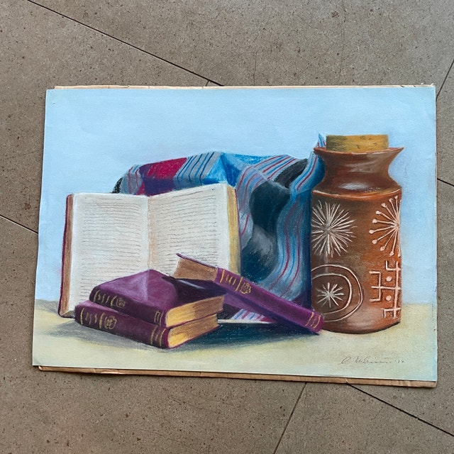 Original Pastel Artwork drawing - Gorgeous - 16" x 12"