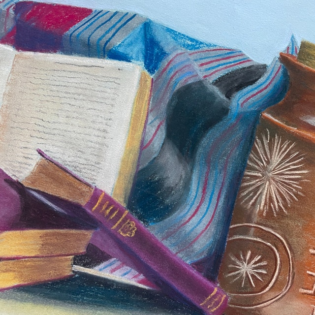 Original Pastel Artwork drawing - Gorgeous - 16" x 12" - photo 3