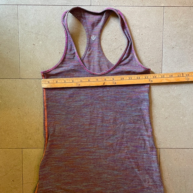 Lululemon Cool Racerback Multicoloured Tank Top Size 4 - photo 3