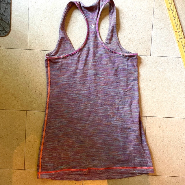 Lululemon Cool Racerback Multicoloured Tank Top Size 4 - photo 4
