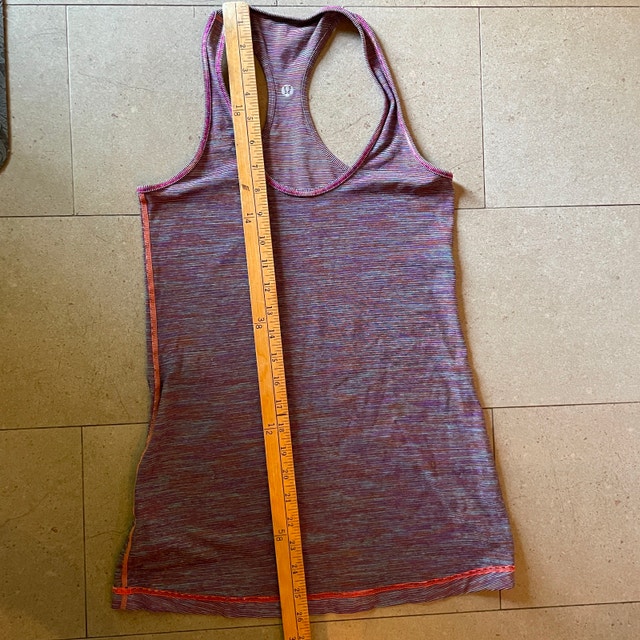 Lululemon Cool Racerback Multicoloured Tank Top Size 4 - photo 5