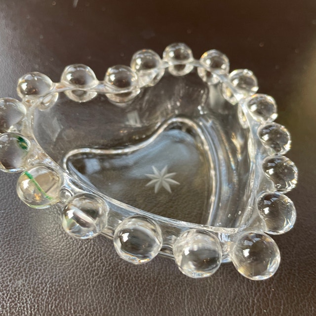 Imperial J. Hughes Candlewick Glass Heart Bubble - photo 2