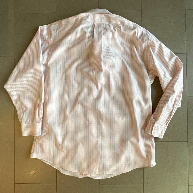 Brooks Brothers Regent Cotton Shirt-White/Orange squares-17-34 - photo 3