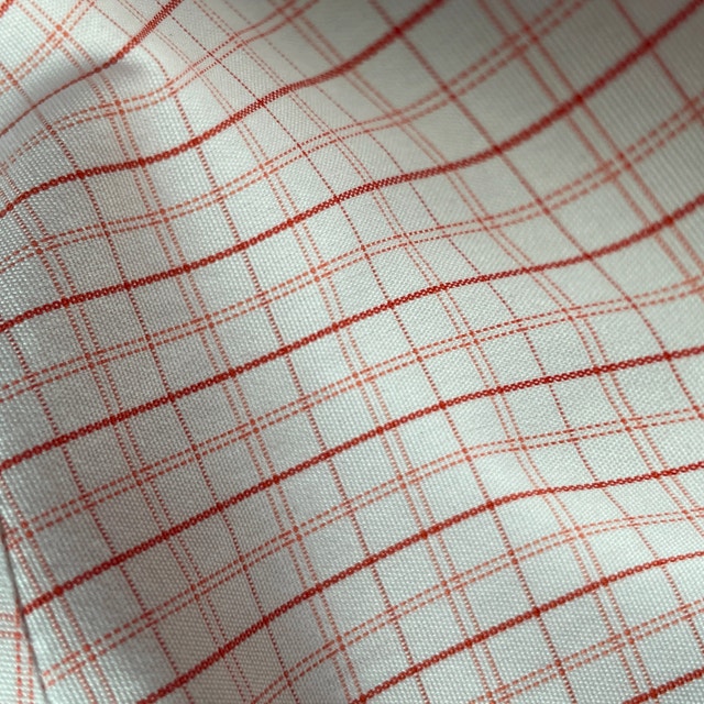 Brooks Brothers Regent Cotton Shirt-White/Orange squares-17-34 - photo 5