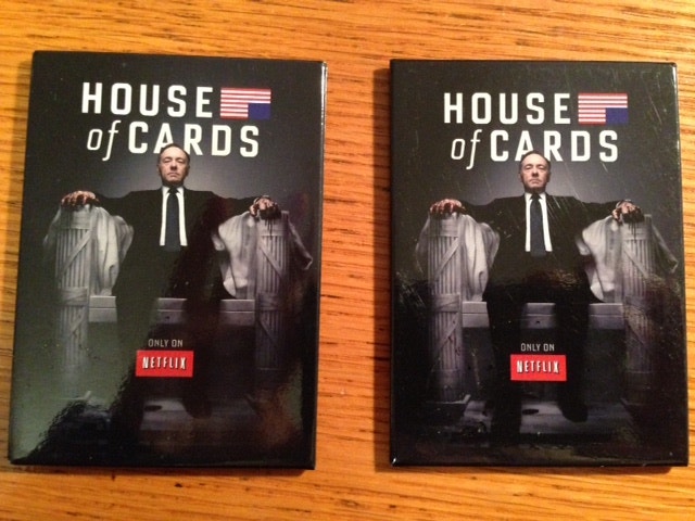 2 Netflix House of Cards Magnets - NEW