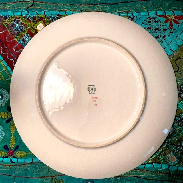 Antique Thomas R Germany Rosenthal Gold Rimmed Round Platter - photo 2