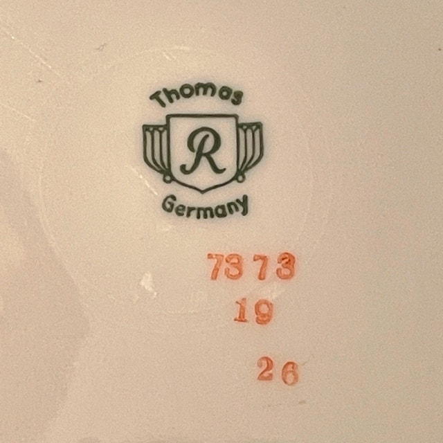 Antique Thomas R Germany Rosenthal Gold Rimmed Round Platter - photo 5