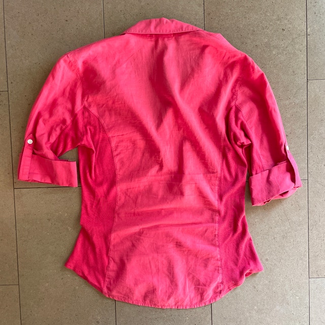 James Perse Cotton Coral Button Up Shirt - Small/Medium - photo 4