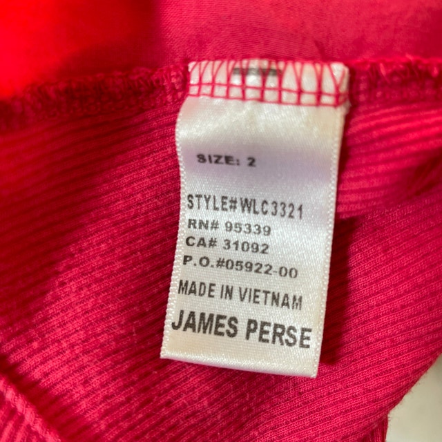 James Perse Cotton Coral Button Up Shirt - Small/Medium - photo 5